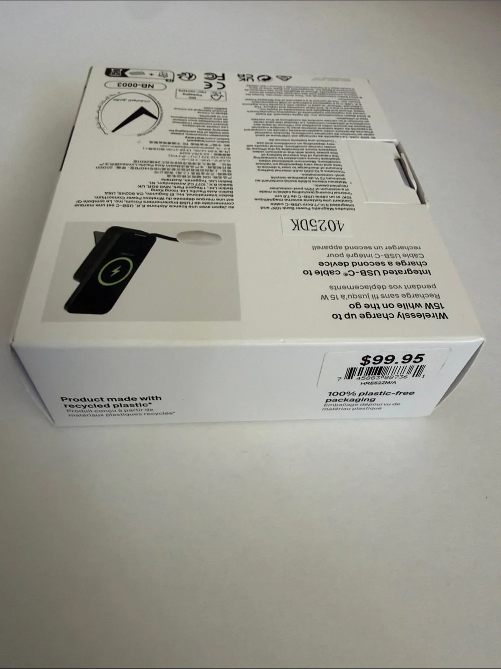 belkin BoostCharge Pro Magnetic Power Bank 10K - Black
